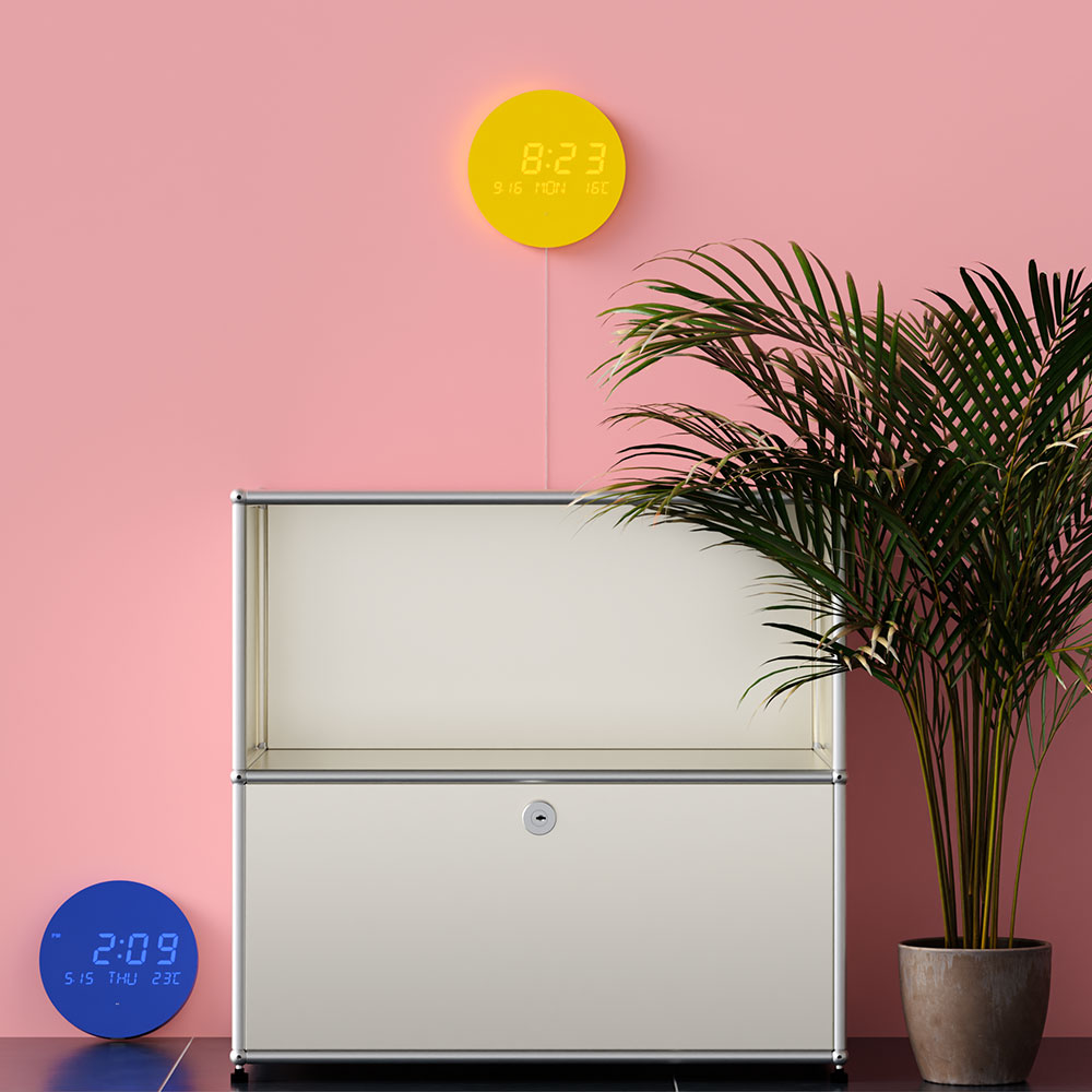 타임스팟 LED 무소음 벽시계